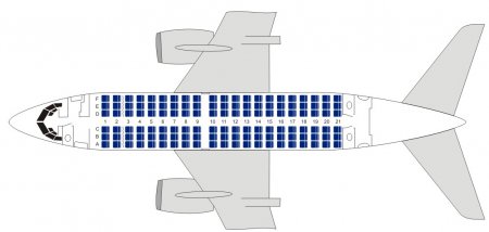 Боинг 737-500 Ютэйр - схема салона и лучшие места